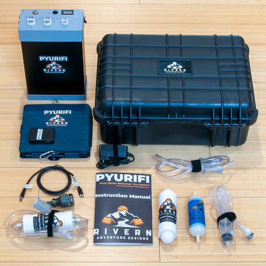 Togiak Edition: PYURIFI Expedition Water Purification Kit with Solar Panel